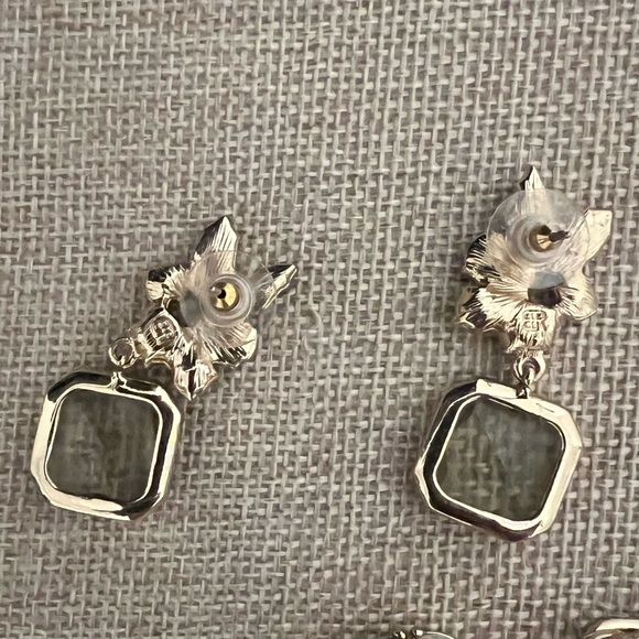 Banana Republic blue and gold dangle earrings - Picture 2 of 2